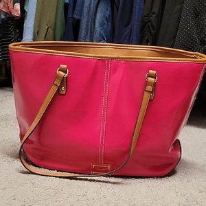 NINE WEST PINK TOTE BAG